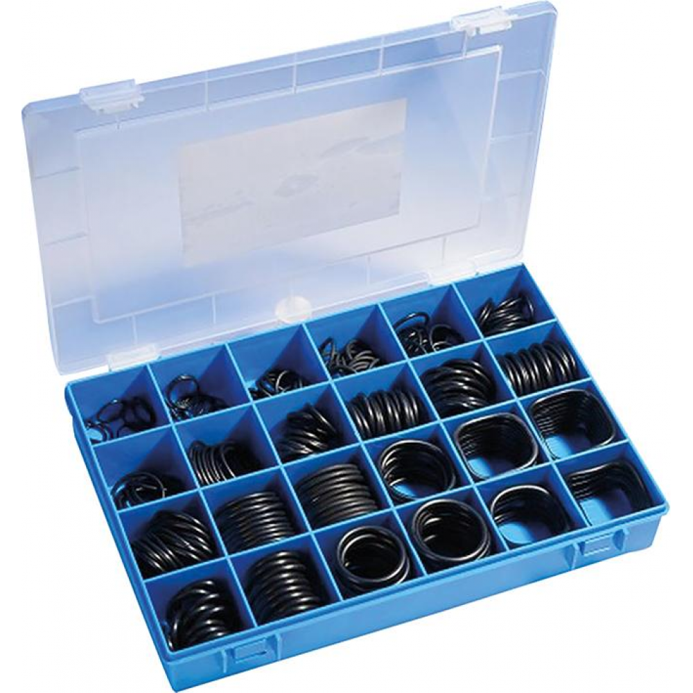Industrie-O-Ring-Set O-Ring-BOX H, NBR 70, metrisch, 404 Stück 30 Abmessungen, 3x2 bis 45x4