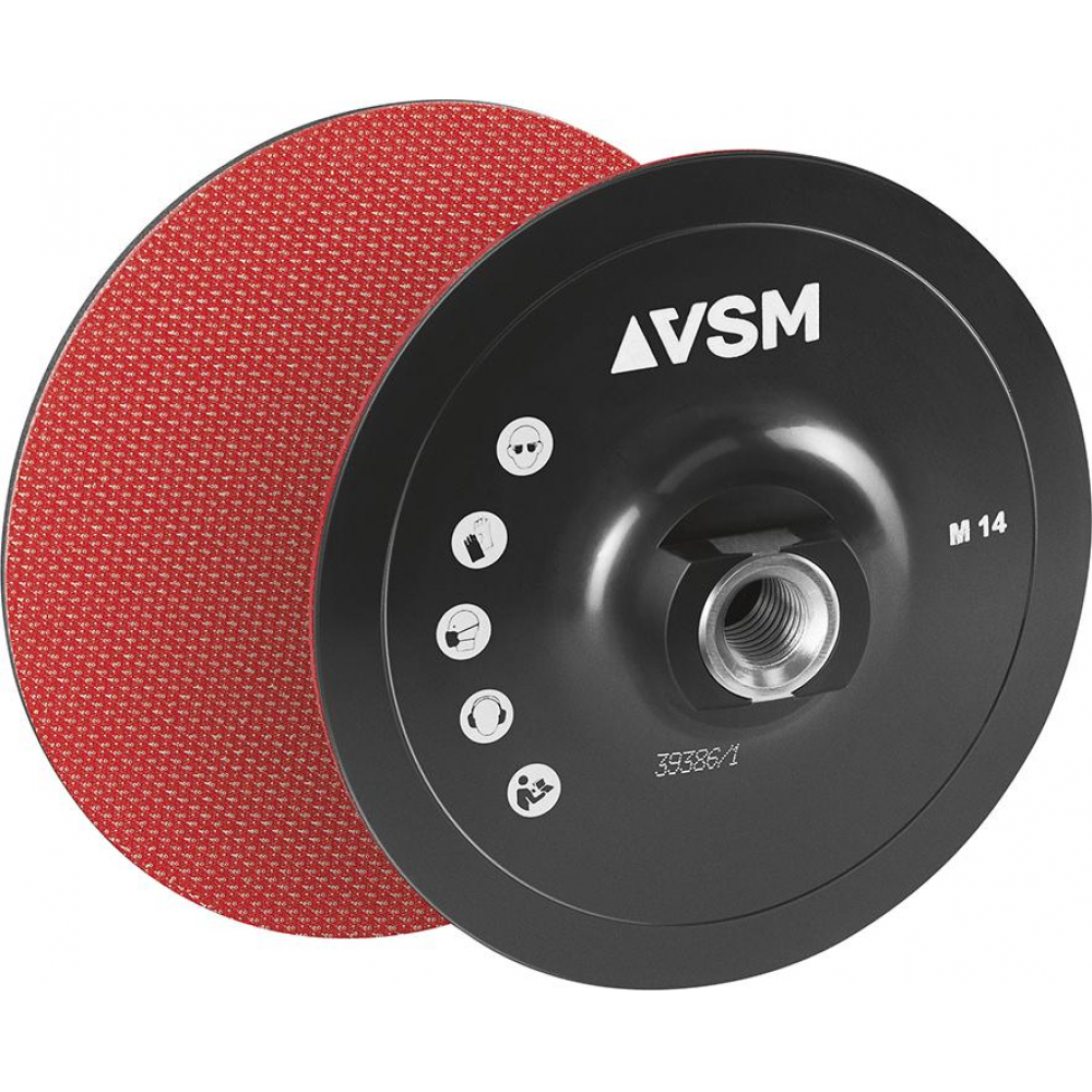 Stützteller für Klett-Schleifscheiben Klett M14 125mm VSM