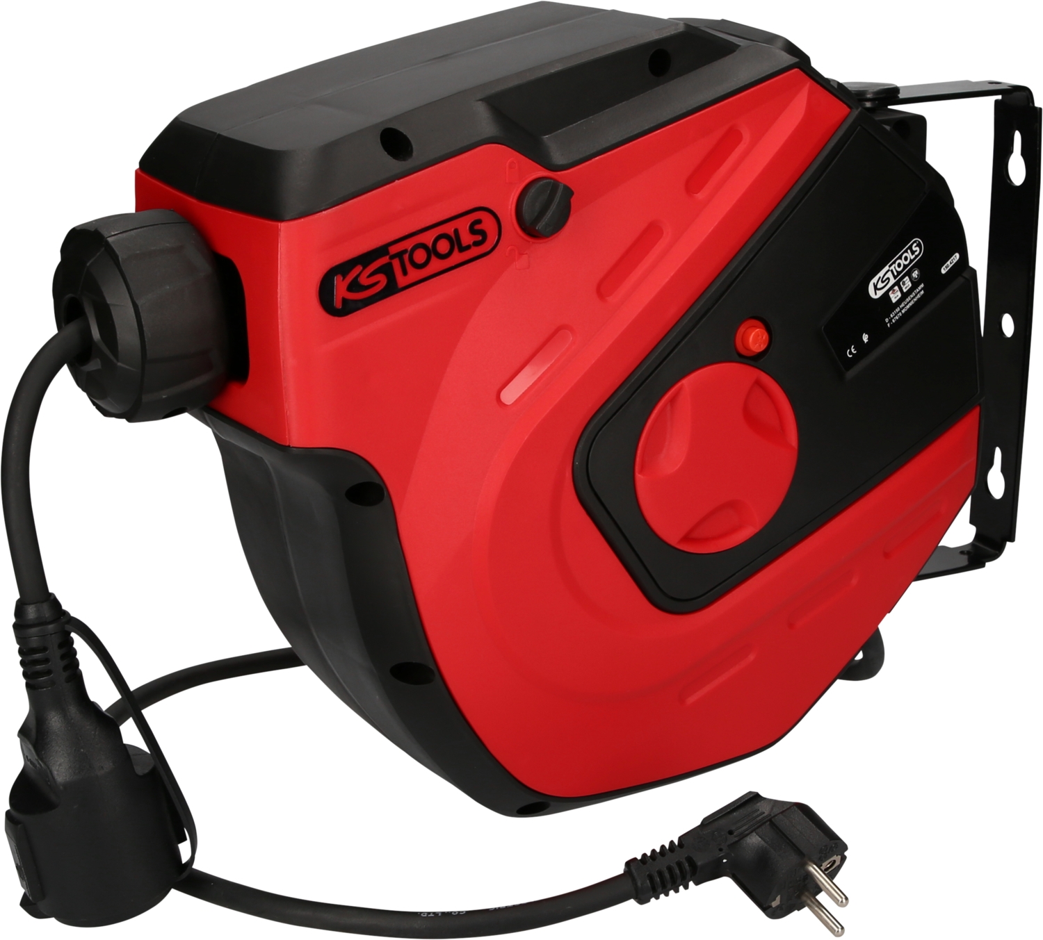 KSTOOLS Werkstatt-Kabelaufroller, 15m, 1,5mm²