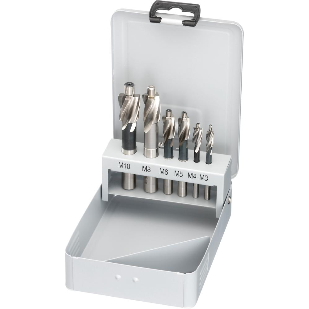 Flachsenker-Satz DIN 373 K Flachs.-Satz in Metallk M3-M12 HSS FORTIS