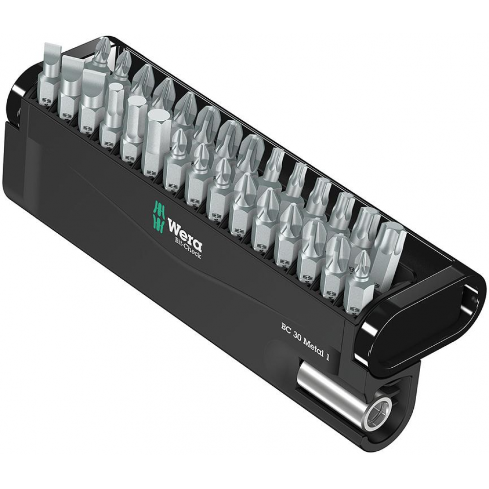 Bit-Sortiment Bit-Check 30 Metal 1 Bit-Satz Wera