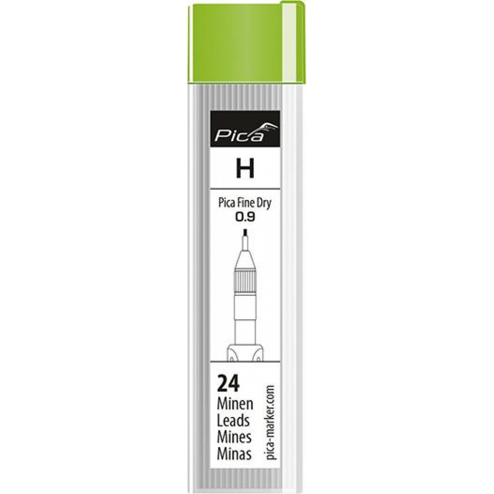 Minen-Set für Feinmarker Fine Dry H Pica Marker Graphit-Minenset (24 )