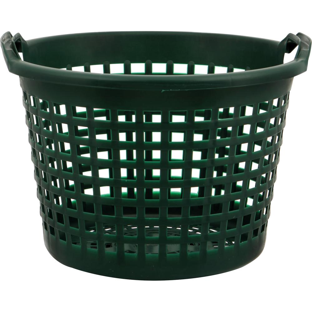 Gartenkorb, rund 25 kg grün
