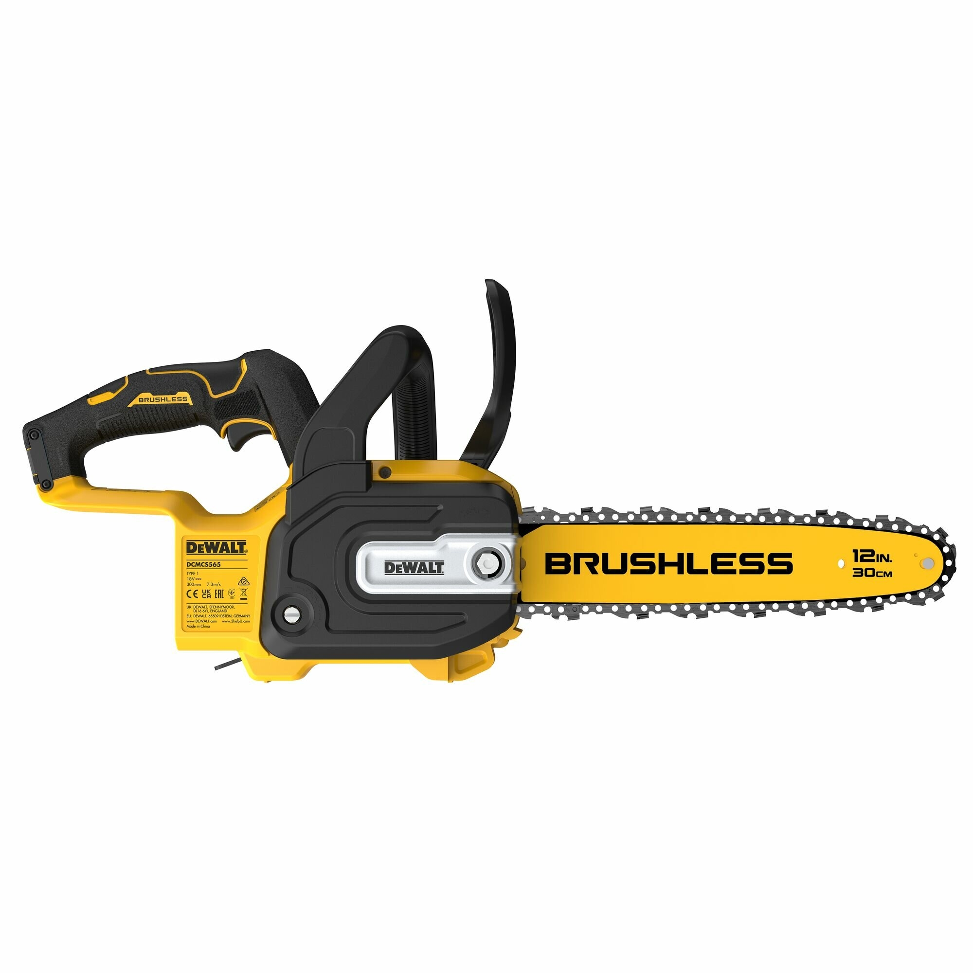 Dewalt 18 Volt Akku-Kompakt-Kettensäge 30 cm Schwert (bürStkenlos) - Basisversion