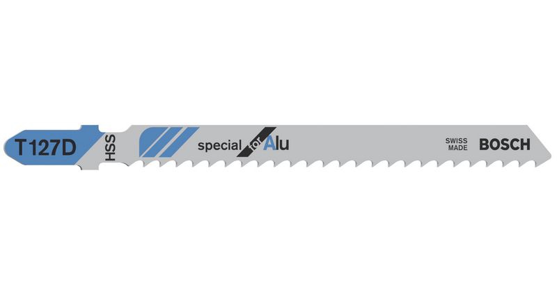 Bosch Stichsägeblatt T 127 D Special for Alu, 3er-Pack