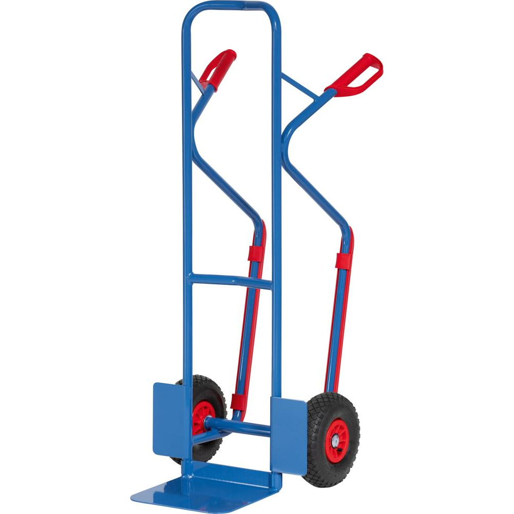 Stahlrohrkarre mit Kunststoff-Gleitkufen B1330L 300kg,Schau. 250x320,Luft