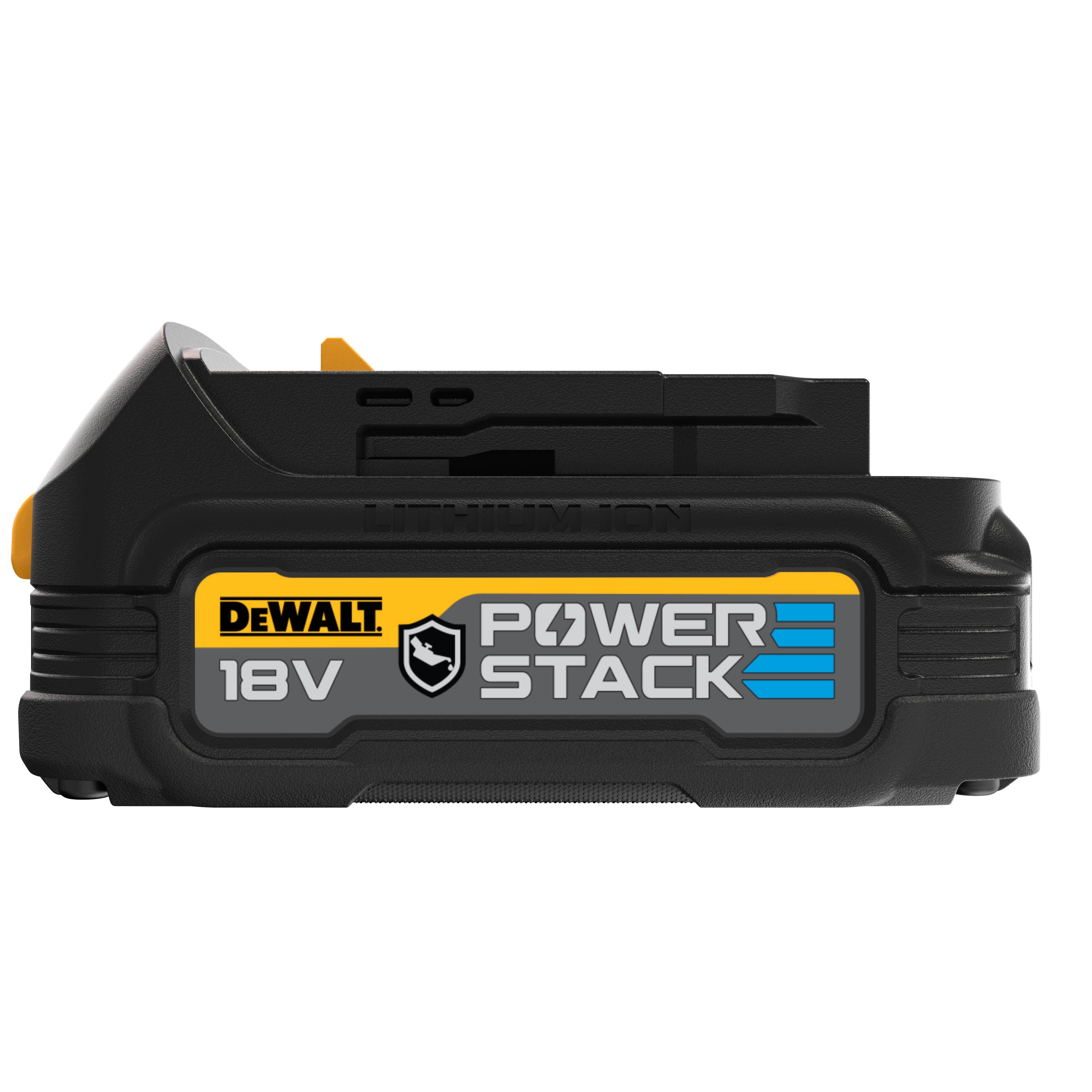 Dewalt DCBP034G-XJ,  Powerstack Ersatz-Akku 18 V / 1.7 Ah, 18V XR Powerstack Ersatz-Akku, 1,7 Ah mit Pouch-Akku Technologie und speziellem Gehäuseschutz gegen Säuren und Chemikalen