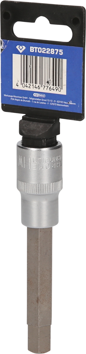 Brilliant Tools  1/2" Innensechskant Bit-Stecknuss, 100 mm lang, 11 mm