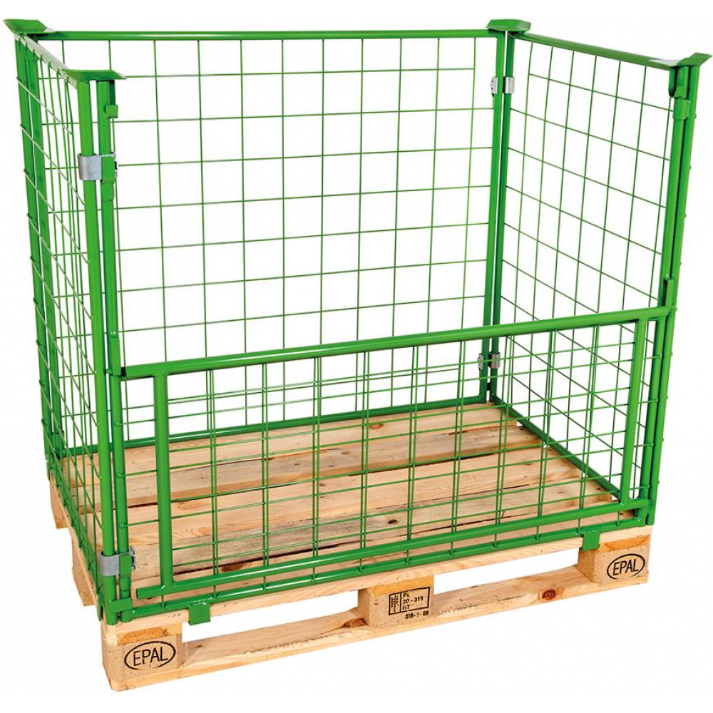 Gitteraufsatzrahmen 80cm RAL 6017 10x10