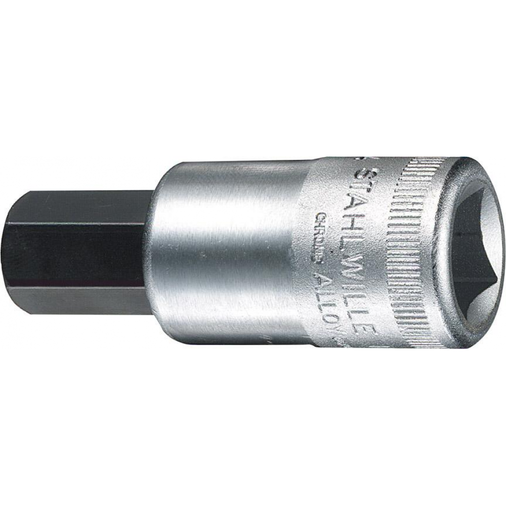 Schraubendreher-Einsatz 1/2" für 6-kant-Schrauben, Nr. 54 -Einsatz 10x"60mm i6kt Stahlwille