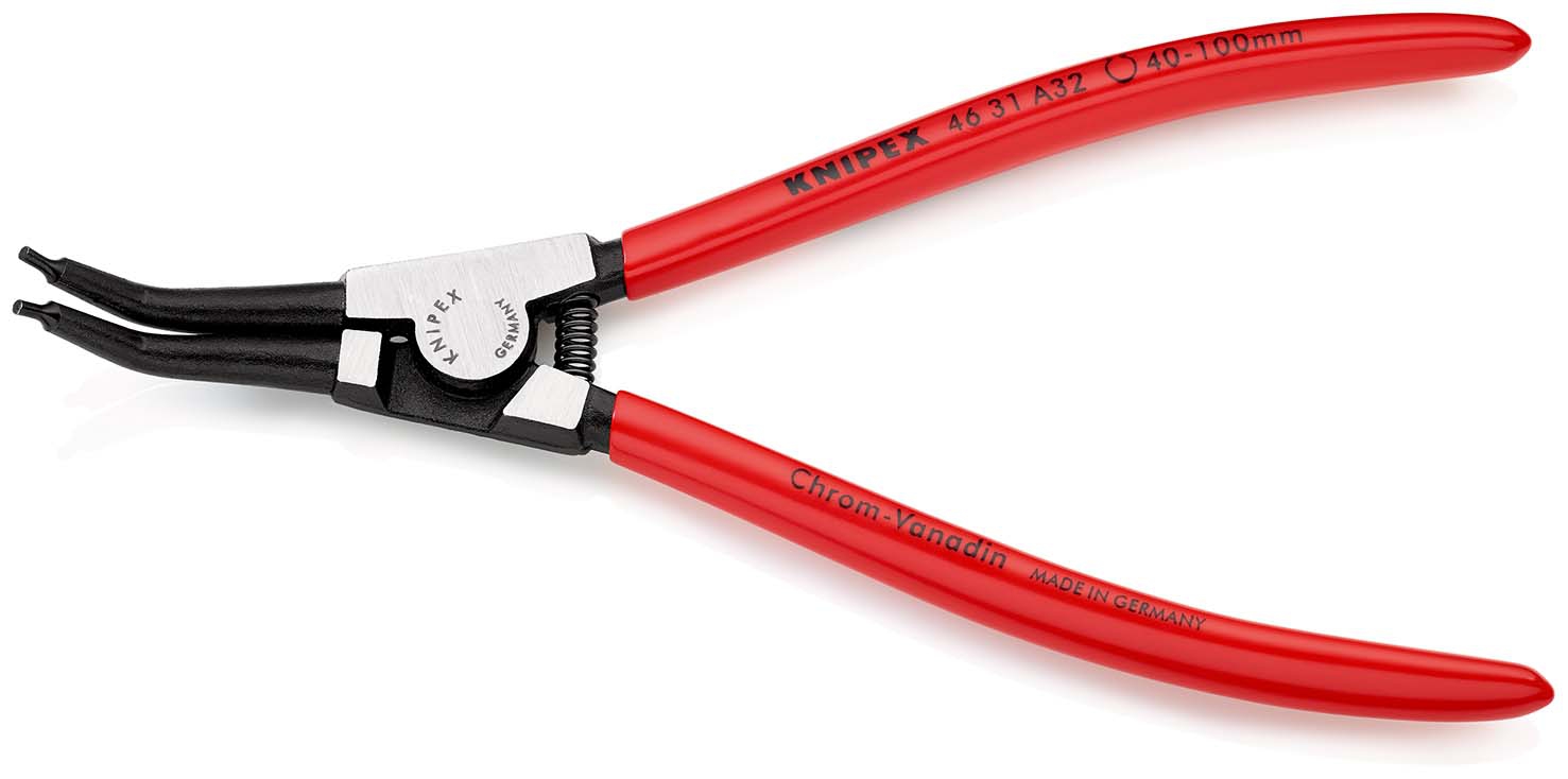 Sicherungsringzange außen 45Grad gebogen A32 mmKNIPEX