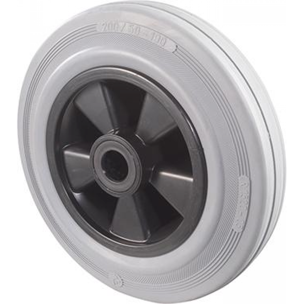 Gummirad, B46 160mm B46.160 grau Radkörper,RL ,BS ROLLEN