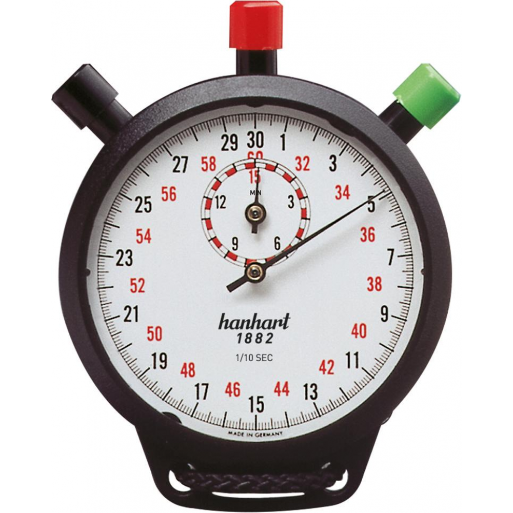 Präzisions-Additions-Stoppuhr Additionsstopper AMIGO 1/10-Sek. 15Min. HANHART