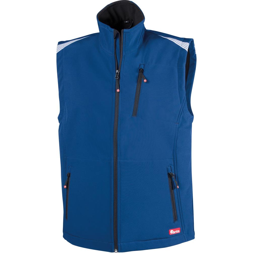 Herren Weste Gr.4XL blau/schwarz FORTIS4, blau/schwarz Gr.4XL