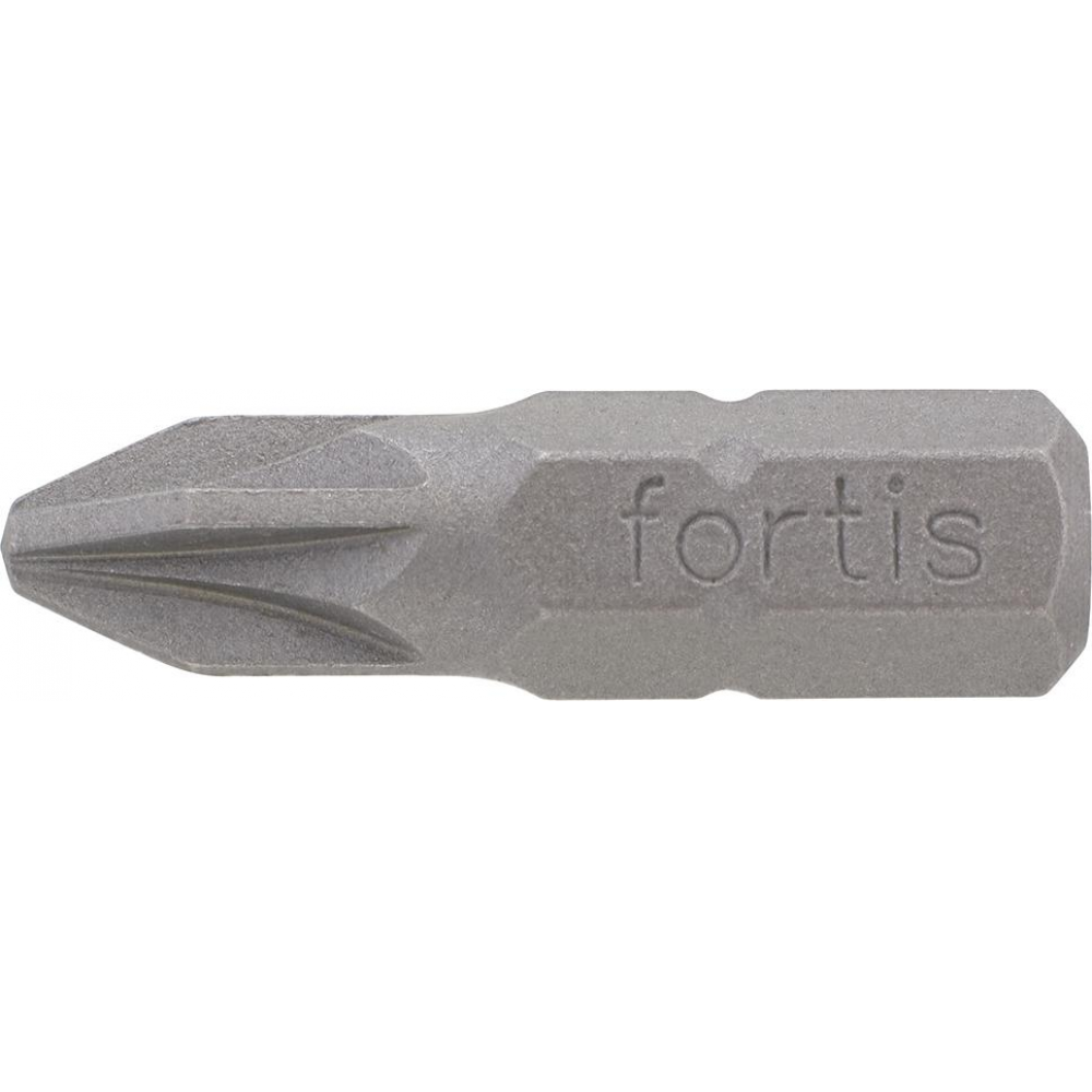 Bit 1/4" für Kreuzschlitz-Schrauben PZ zähhart DIN3126 C6,3 PZ3x25mm 10er Pack FORTIS