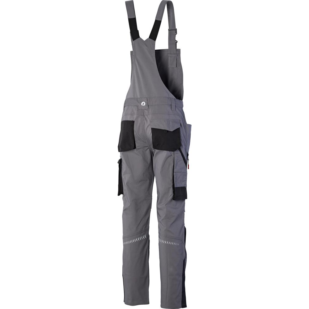 Latzhose Performance Gr. 50 grau/schwarz FORTIS
