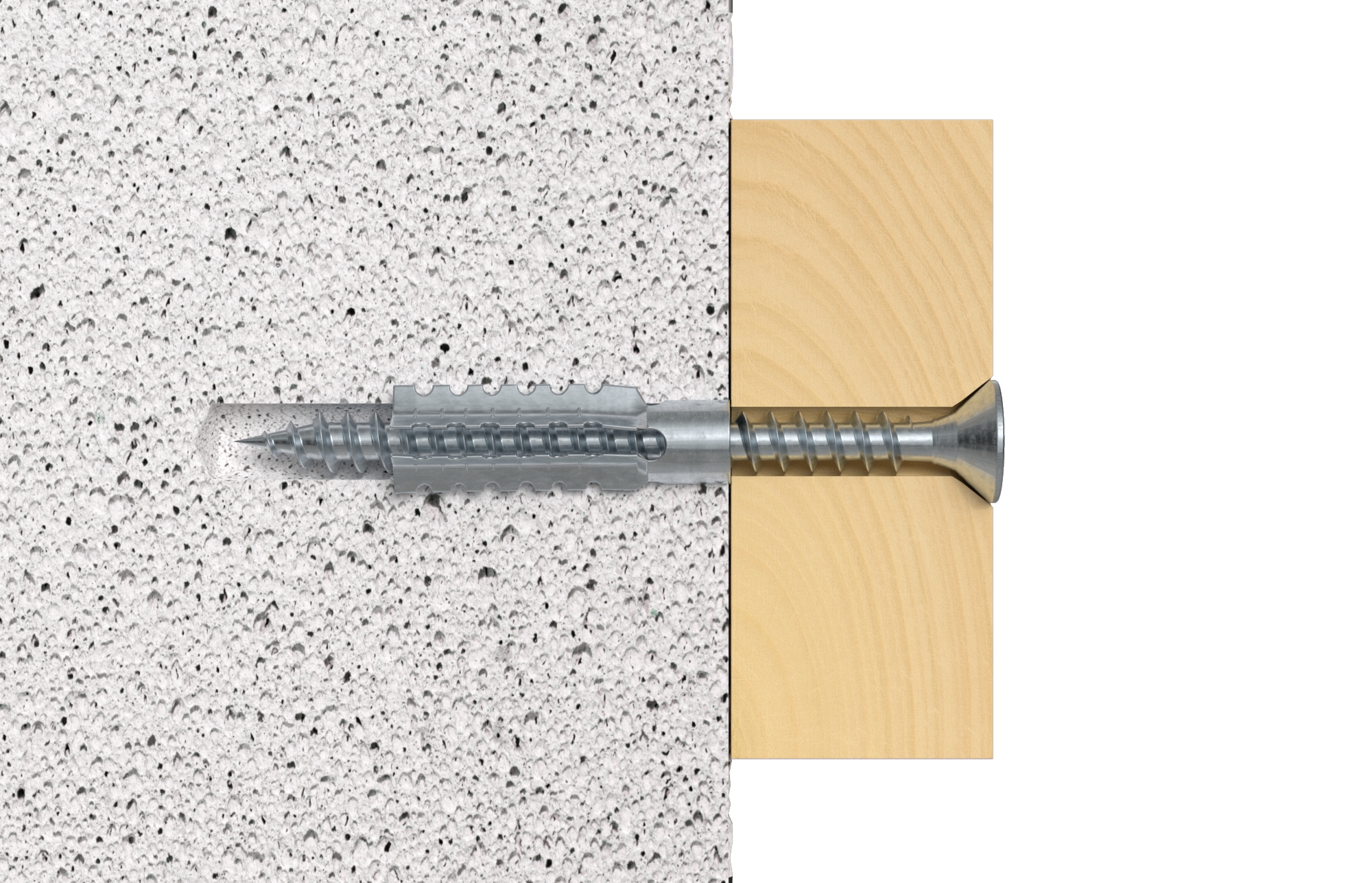 Fischer FMD 6 x 32. Der Metalldübel für Holz- und Spanplattenschrauben.