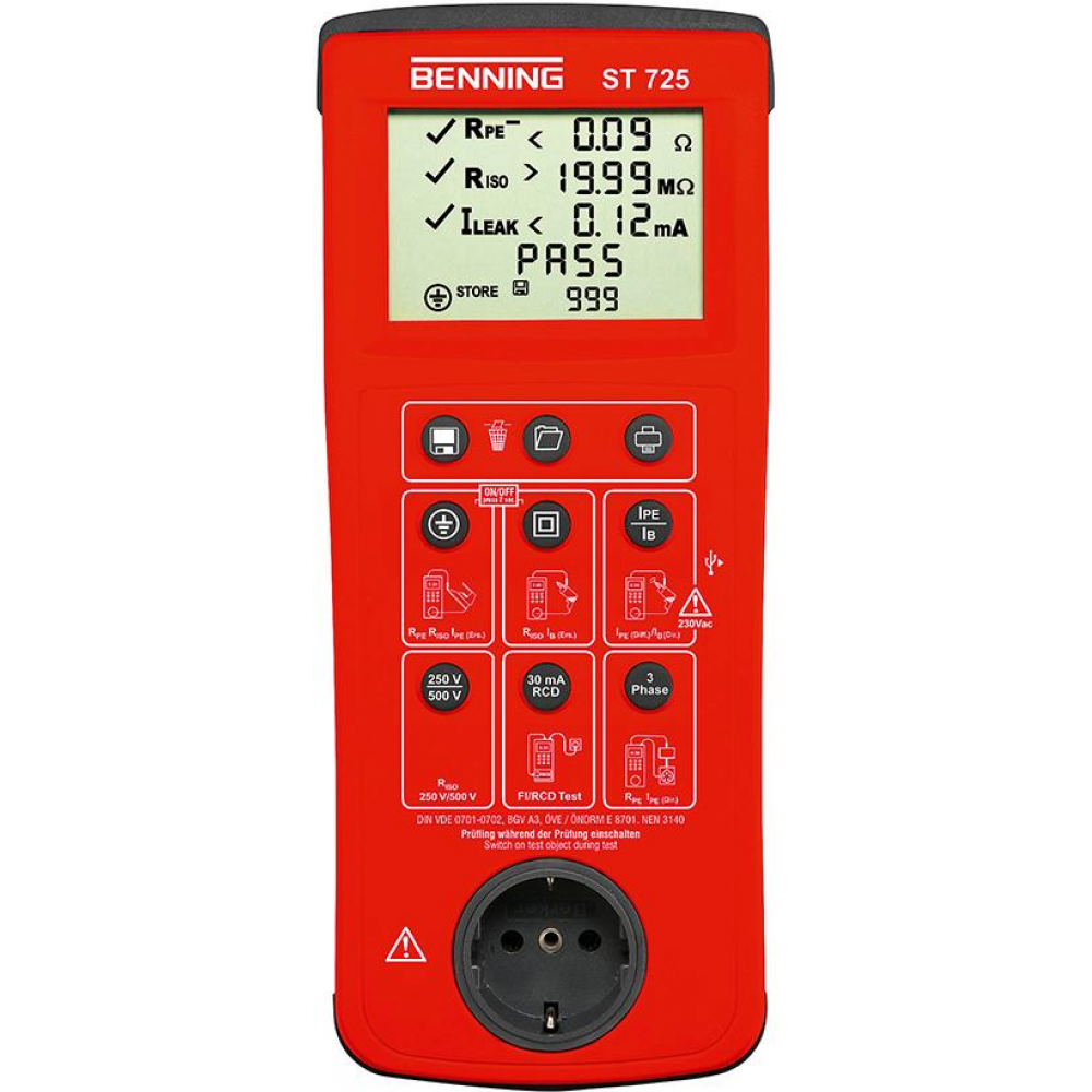 Gerätetester ST 725 Benning