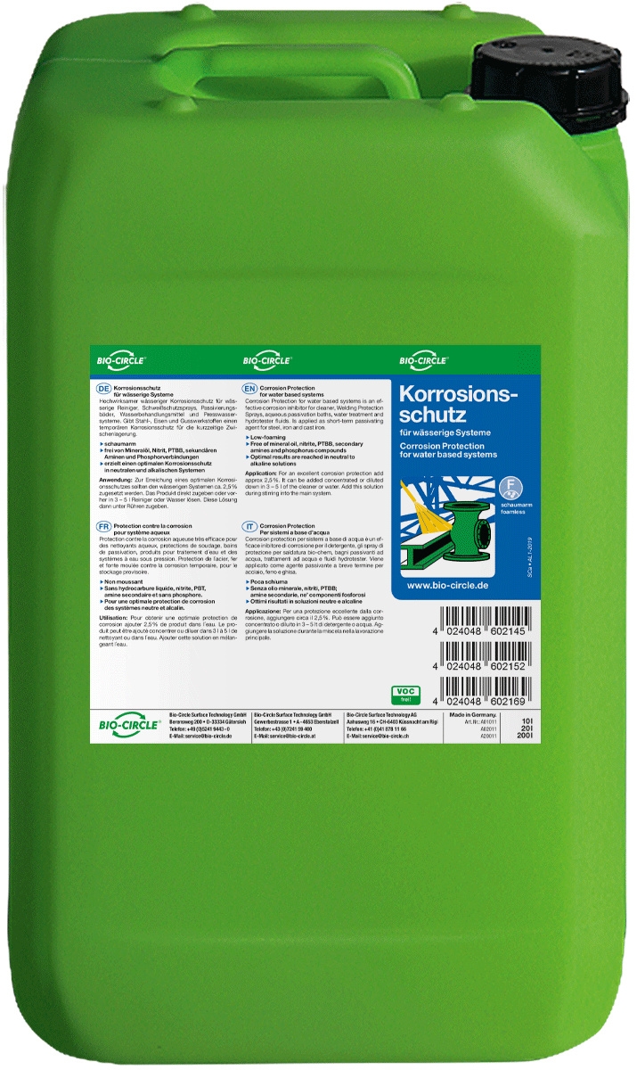 BIO-CIRCLE Korrosionsschutz 100, Kunststoff-Kanister 20 L
