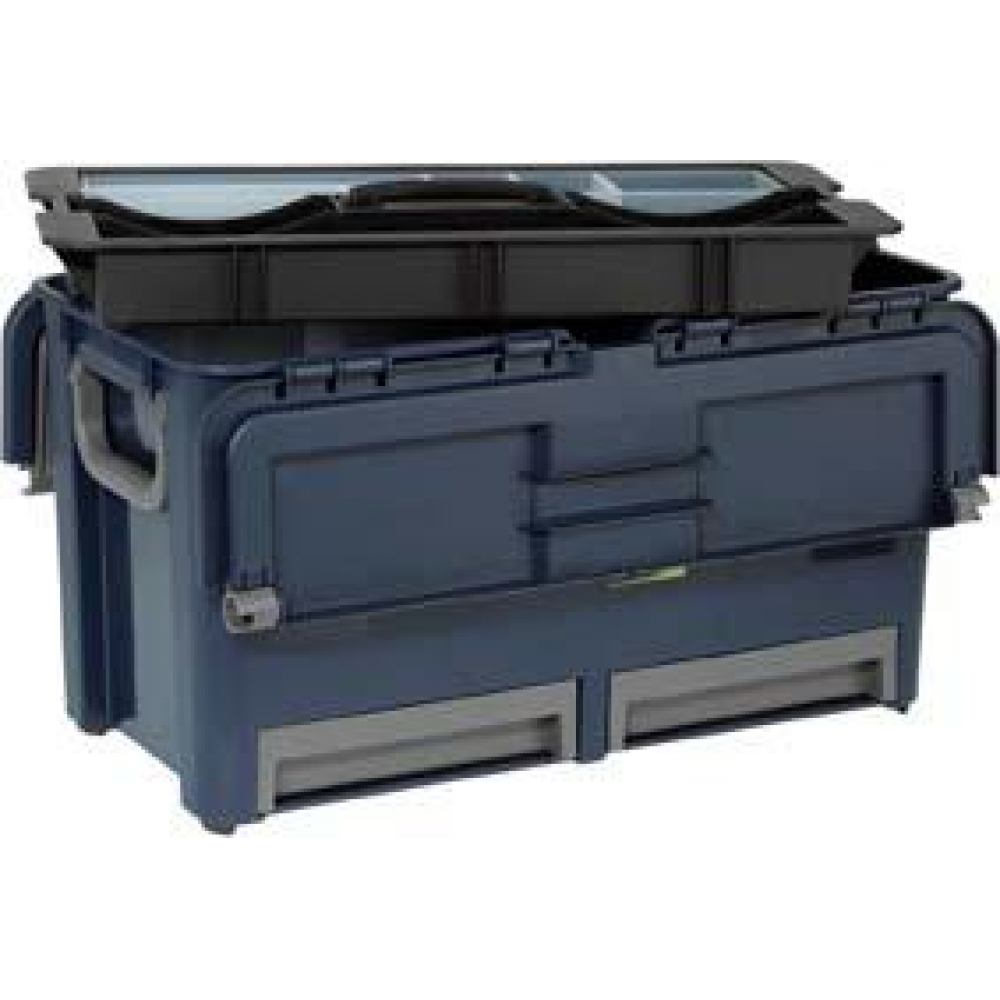 Werkzeugkoffer Compact 47 Raaco blau B540x T296x H292 mm