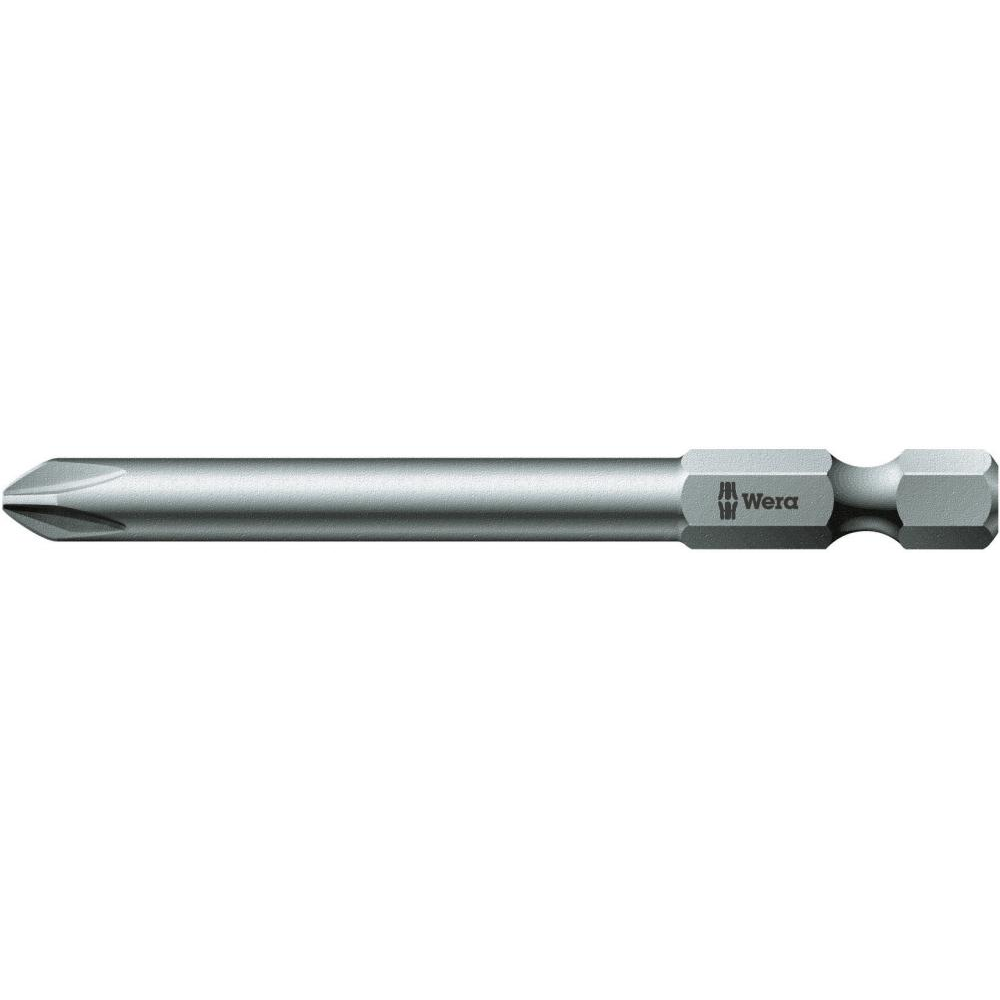 Bit 1/4" für Kreuzschlitz-Schrauben PH, Nr. 851/4 Z zähhart DIN 3126 E6,3 PH3x70mm Wera